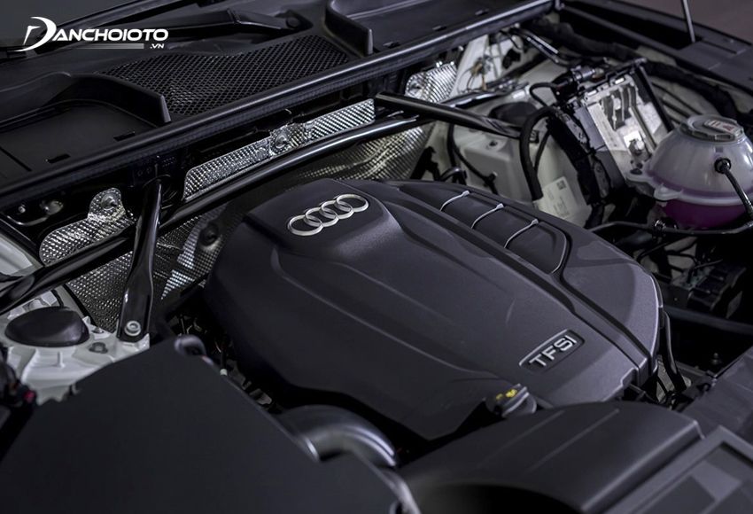 Audi Q5 2023 sử dụng động cơ tăng áp 2.0L