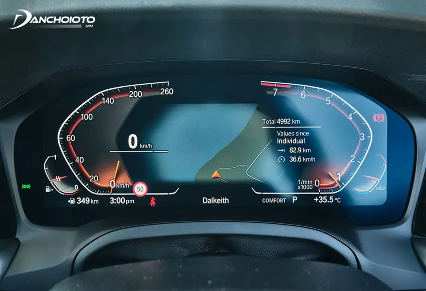 BMW 4 Series 2024 trang bị bảng đồng hồ kỹ thuật số 12,3 inch
