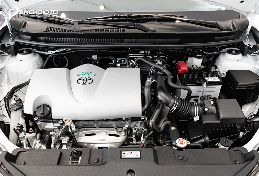 Toyota Vios 2023 tiếp tục sử dụng động cơ 1.5L Dual VVT-I như trước