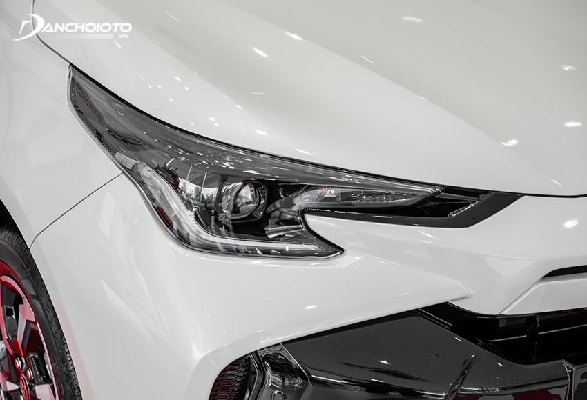 Toyota Vios 2023 trang bị đèn pha/cos LED khá bắt mắt
