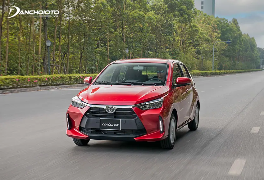 Ngoại hình của Toyota Wigo 2023 thiên về trung tính
