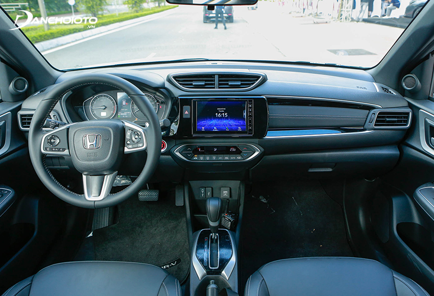 Nội thất Honda BR-V 2023 dễ khiến người xem liên tưởng đến CR-V