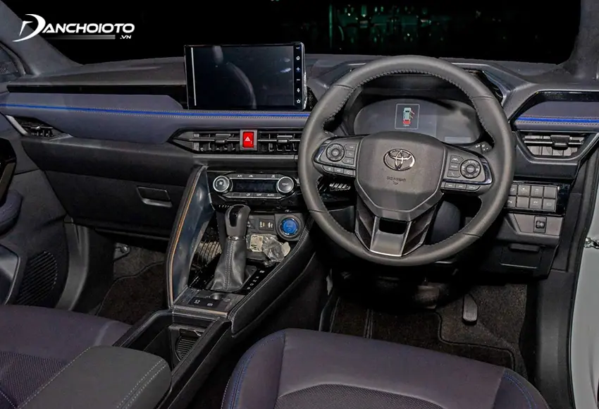 Bên trong Toyota Yaris Cross 2023 được bố trí khoa học, đầy tính thực dụng