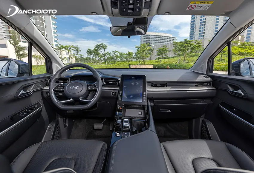 Khoang cabin của Hyundai Custo 2023 thiết kế theo phong cách hiện đại