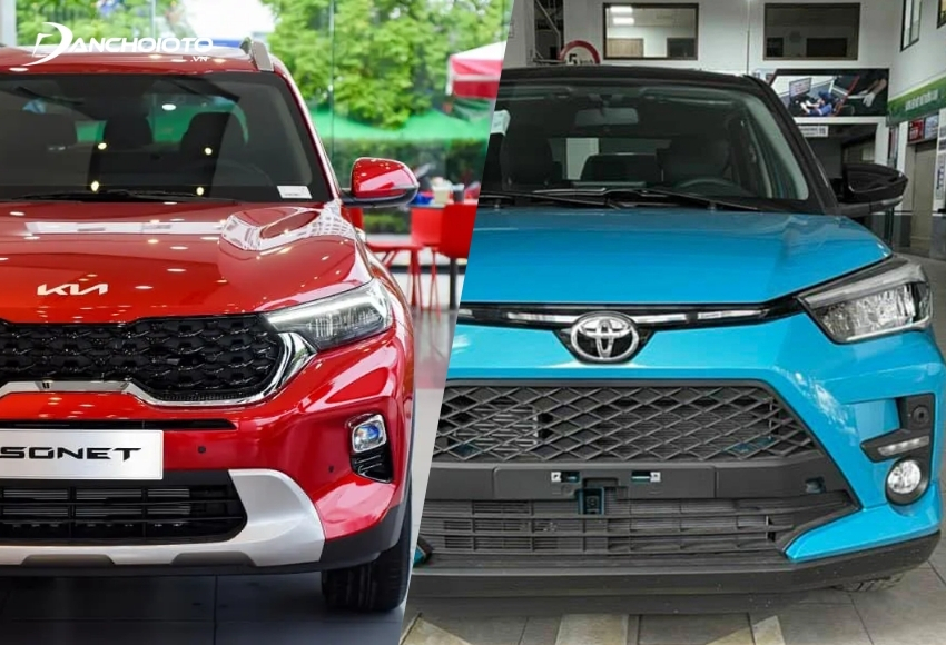So sánh Kia Sonet và Toyota Raize