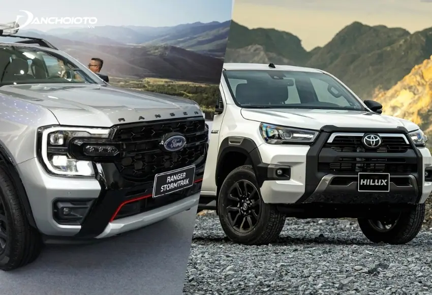 So sánh Ford Ranger và Toyota Hilux