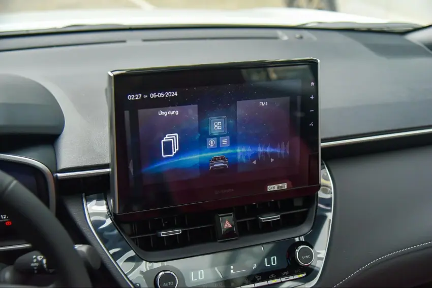 Toyota Corolla Cross được trang bị màn hình cảm ứng 10 inch