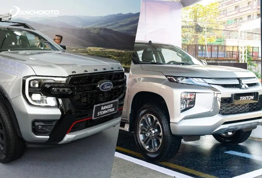 So sánh Ford Ranger và Mitsubishi Triton