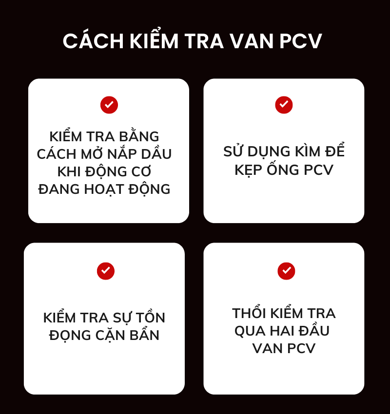 Cách kiểm tra van PCV