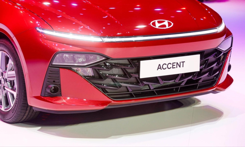 Cản trước Accent 2024 tạo hình kiểu vay cá lạ mắt