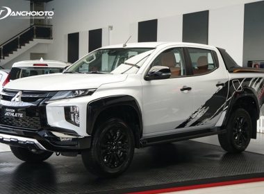 Thân xe Mitsubishi Triton khá đẹp dáng