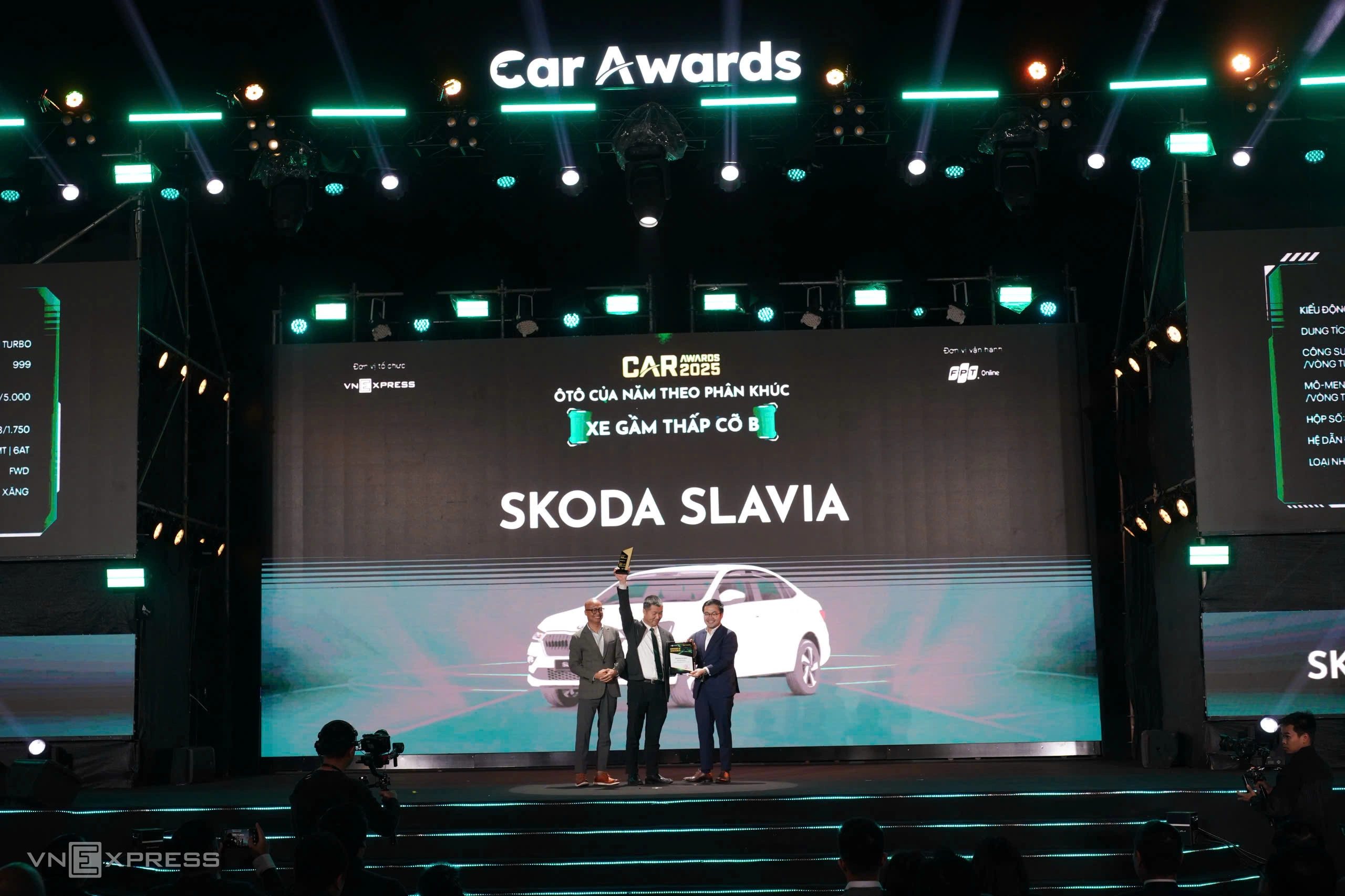 Skoda Slavia đạt giải ôtô của năm phân khúc gầm thấp cỡ B. Ảnh: Hoàng Giang